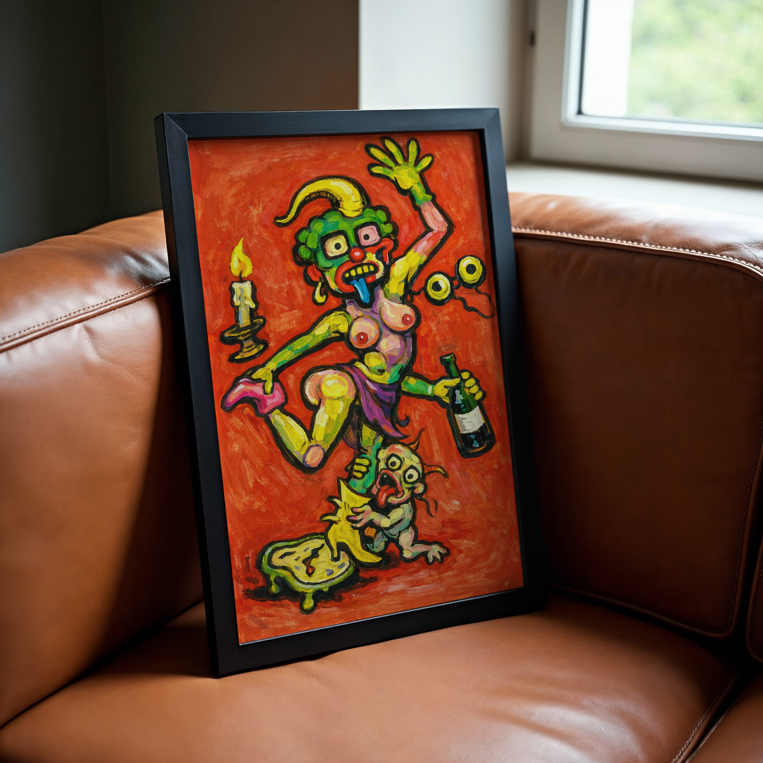 Party Monster Wall Art Print - Unhinged Collection - Image 5