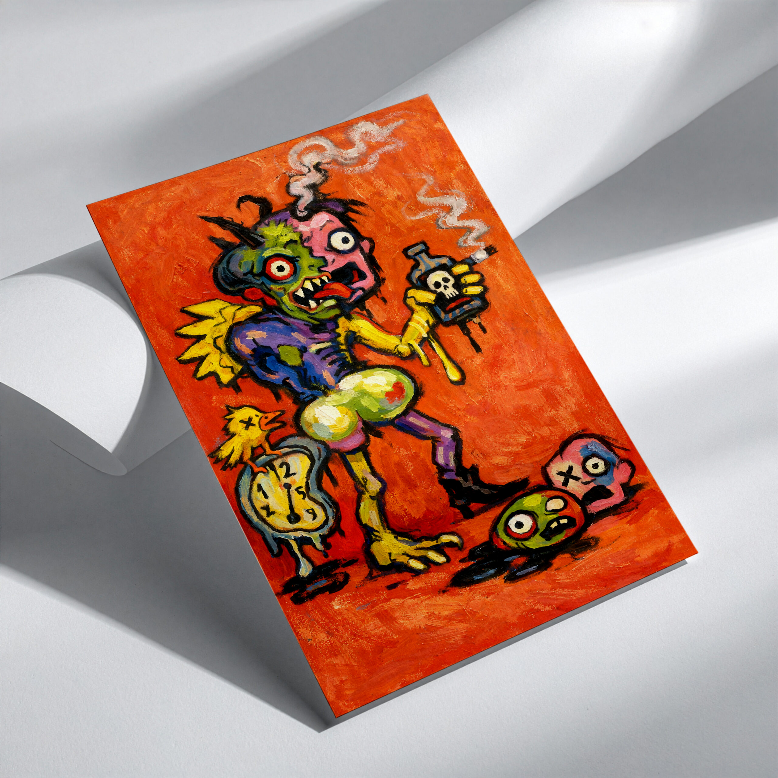 Zombie Monster Wall Art Print – Unhinged Collection - Image 3