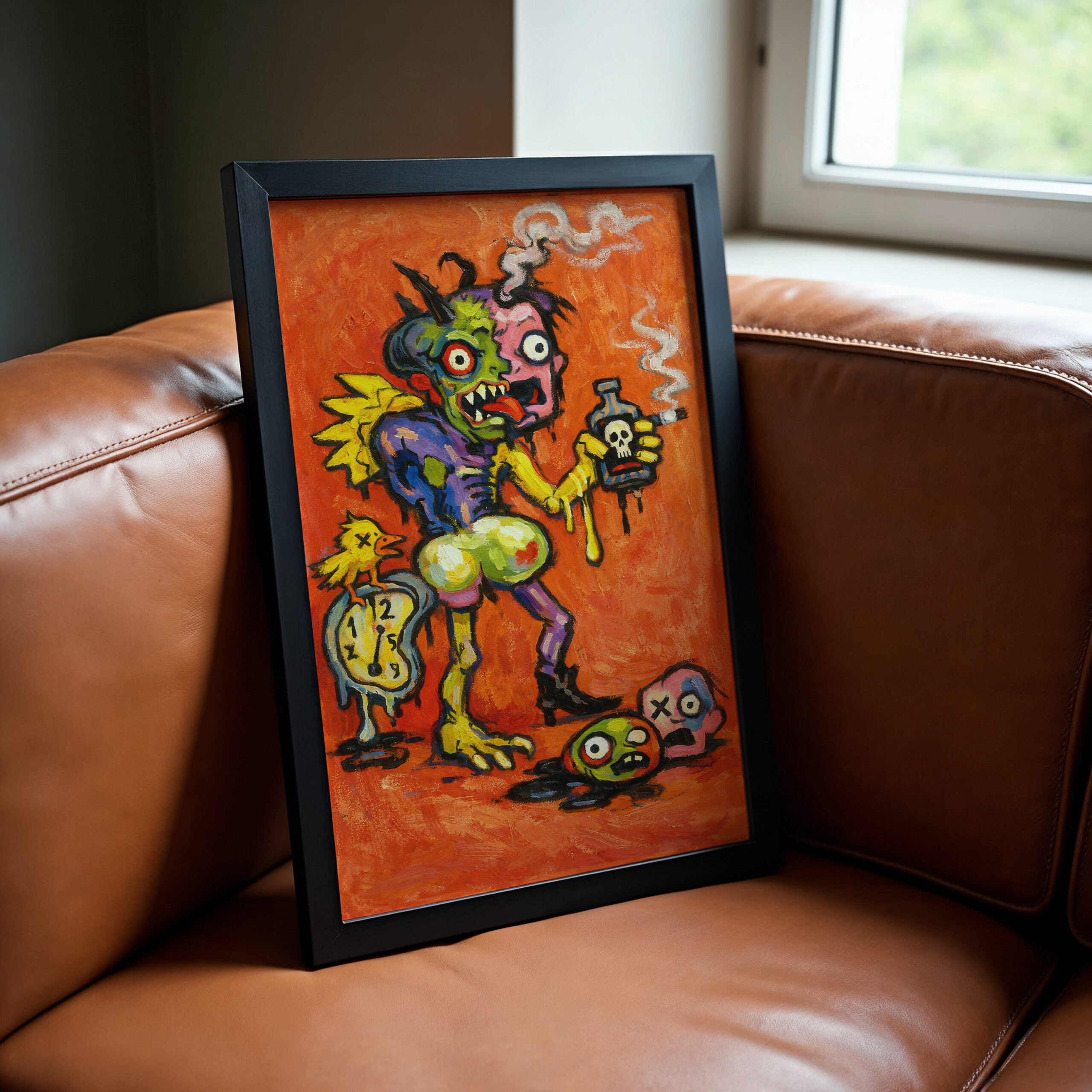 Zombie Monster Wall Art Print – Unhinged Collection - Image 5