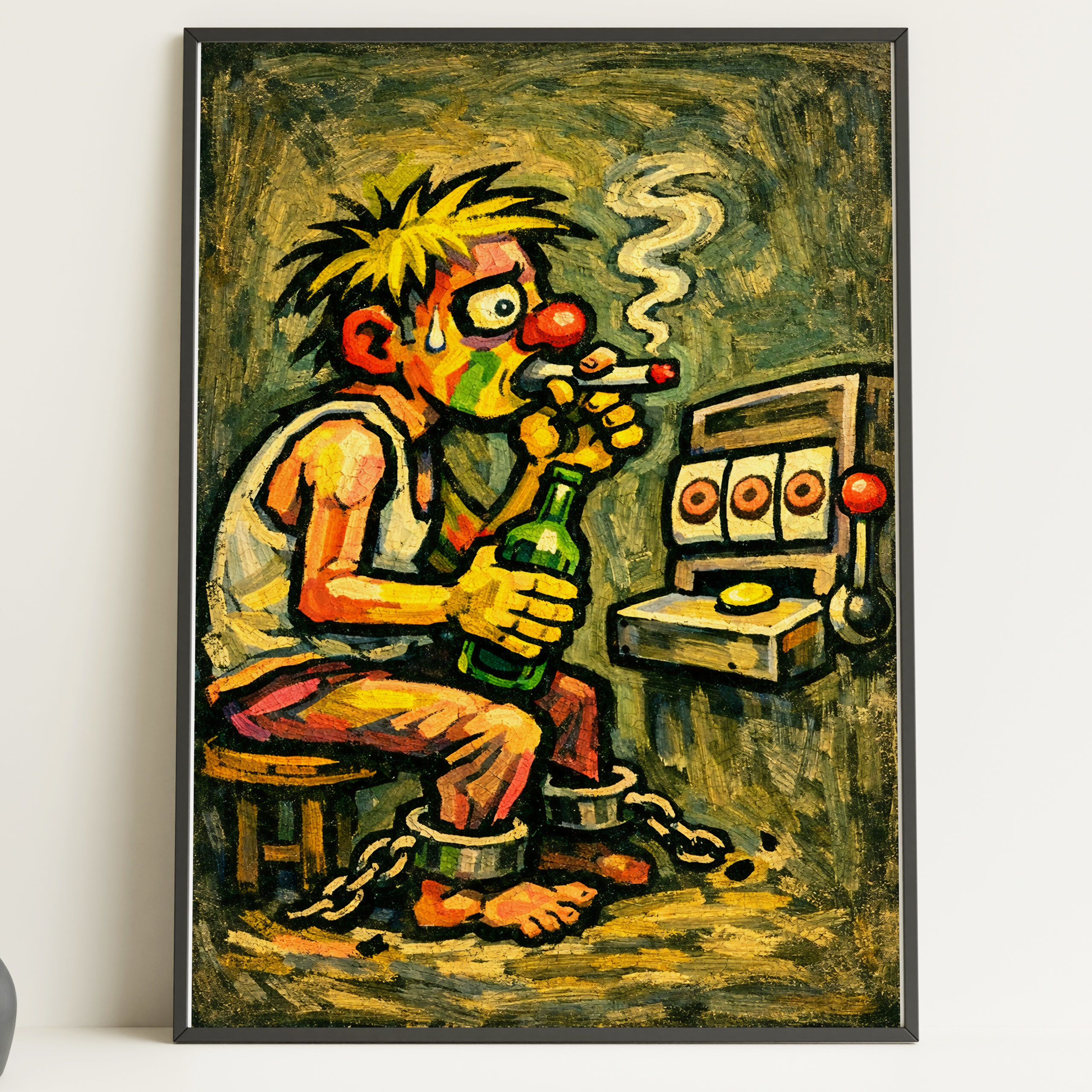 The Addicted Wall Art Print – Unhinged Collection