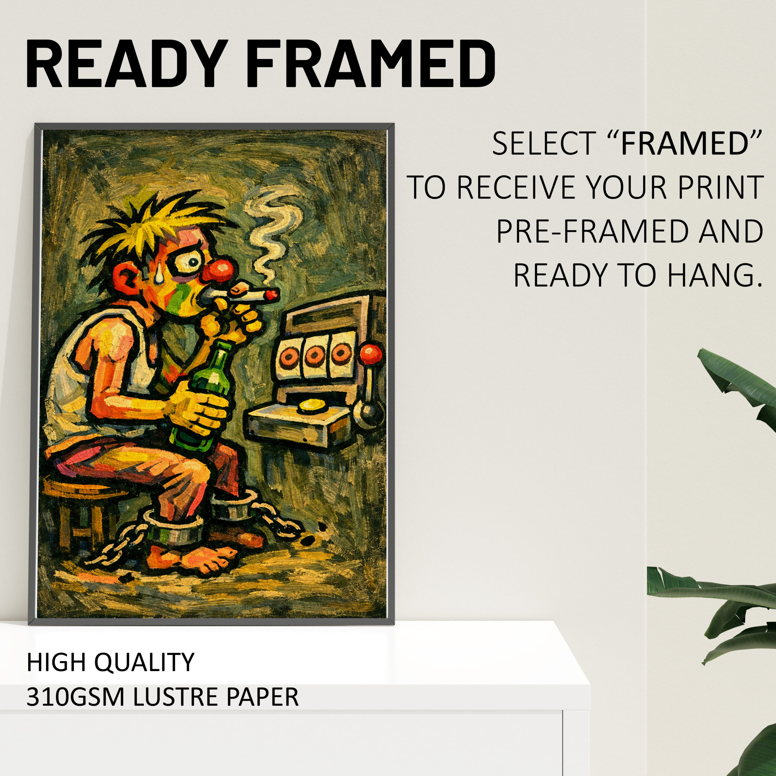 The Addicted Wall Art Print – Unhinged Collection - Image 5