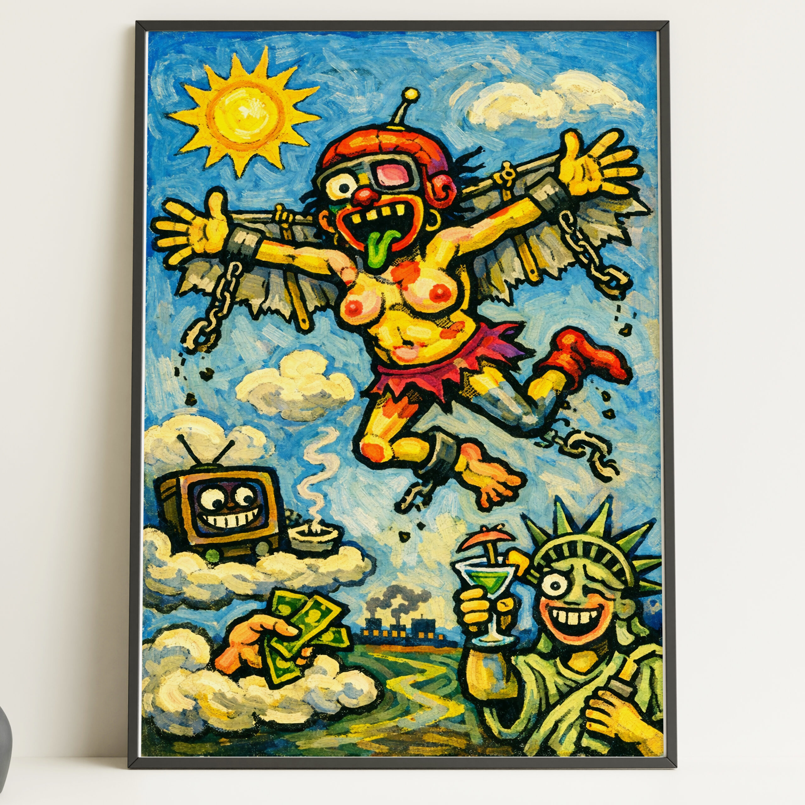 The Freedom Illusion Wall Art Print – Unhinged Collection