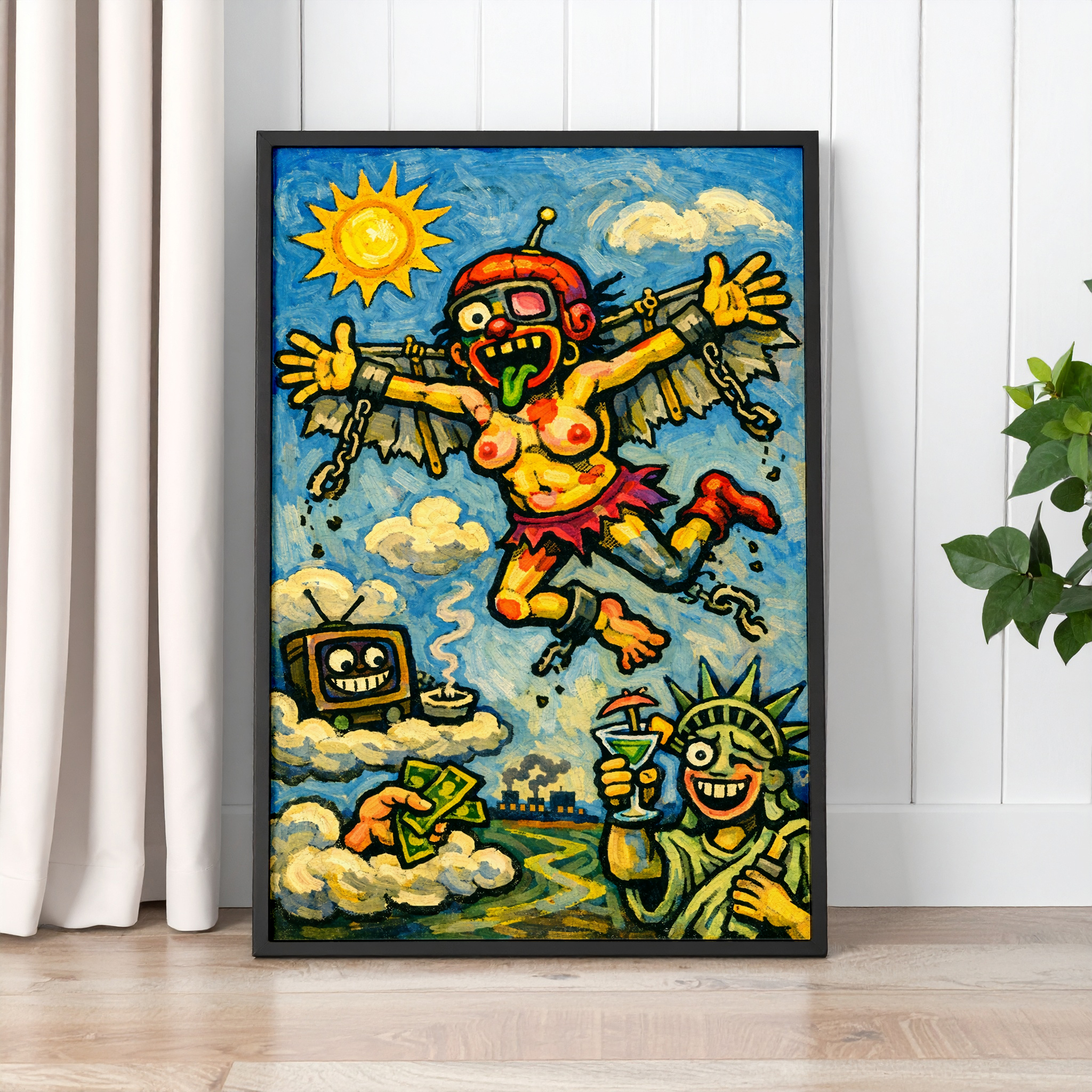 The Freedom Illusion Wall Art Print – Unhinged Collection - Image 2