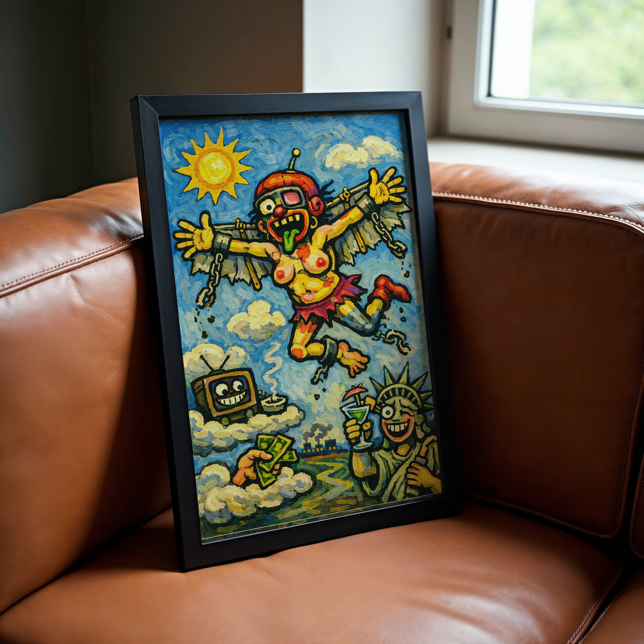 The Freedom Illusion Wall Art Print – Unhinged Collection - Image 5