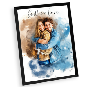 Couple Portrait Personalised Gift